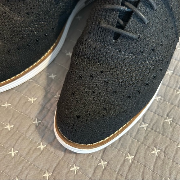 Cole Haan Women’s OriginalGrand Black Sneakers with White Sole Sz 8.5 - Picture 9 of 9
